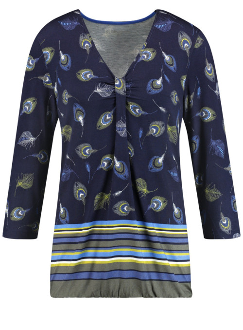 3/4 sleeve t-shirt with...