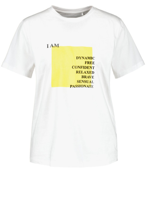 T-Shirt mit Wording-Print...