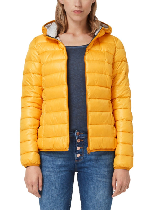 Quilted jacket with hood,...