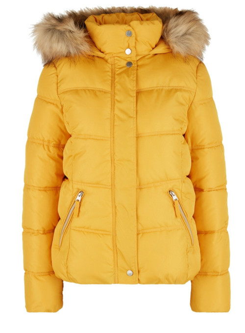 Quilted winter jacket with...