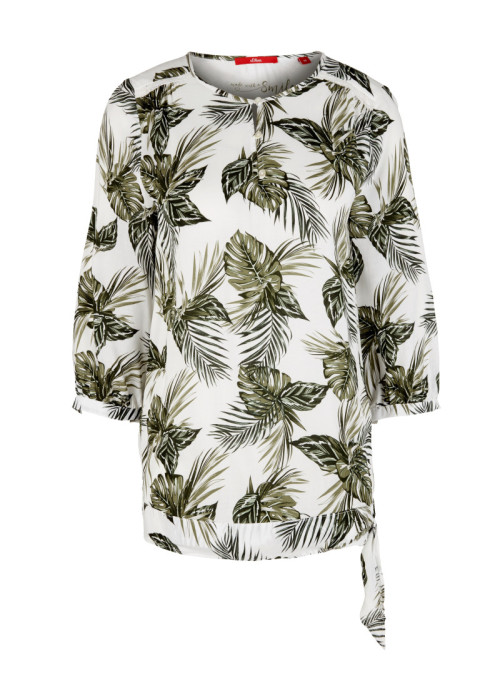 1/2 Arm Bluse mit...