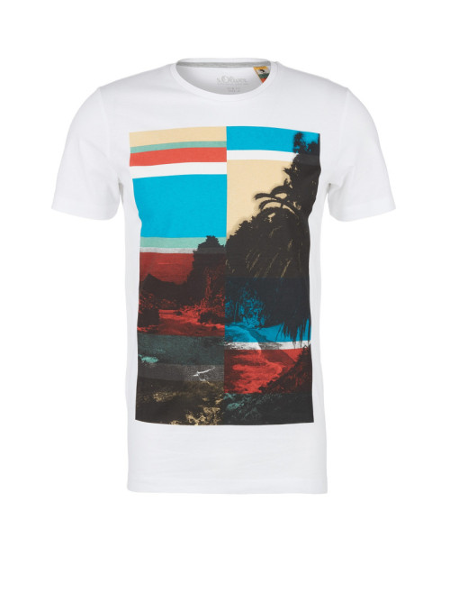 T-shirt with front print