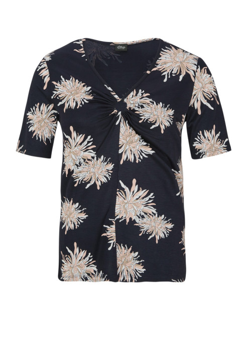 T-Shirt mit Blumenmuster...