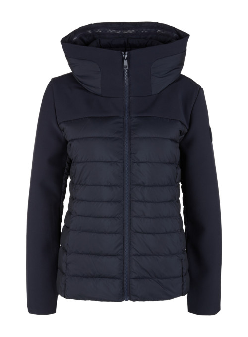 Fabricmix quilted jacket...
