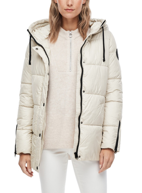 Steppjacke mit Kapuze