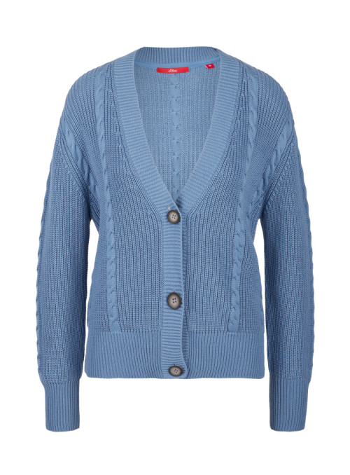 Cardigan with V-neck