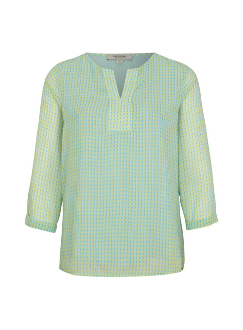 Chiffon-Bluse mit Layer-Effekt