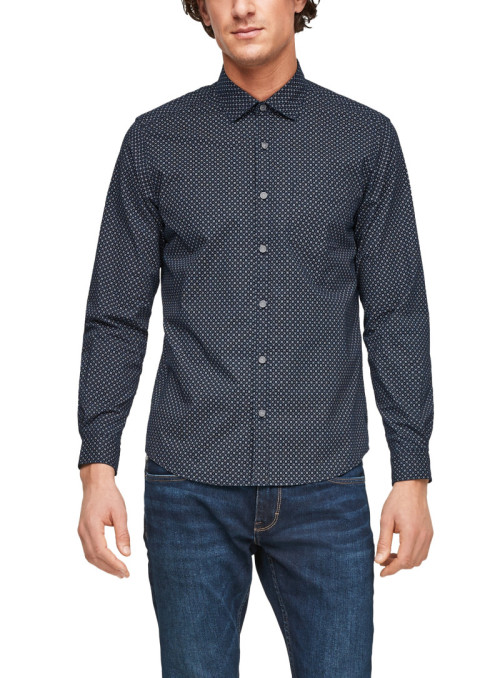 Stretch shirt with minimal...