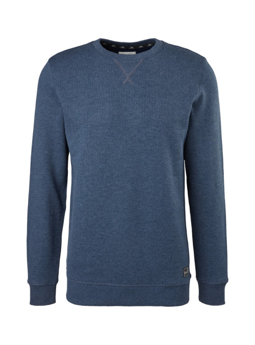 Melange look sweatshirt