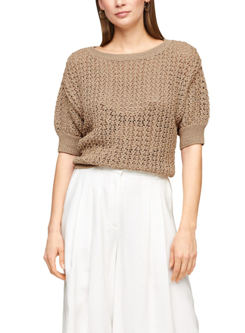 Pull à manches courtes avec...