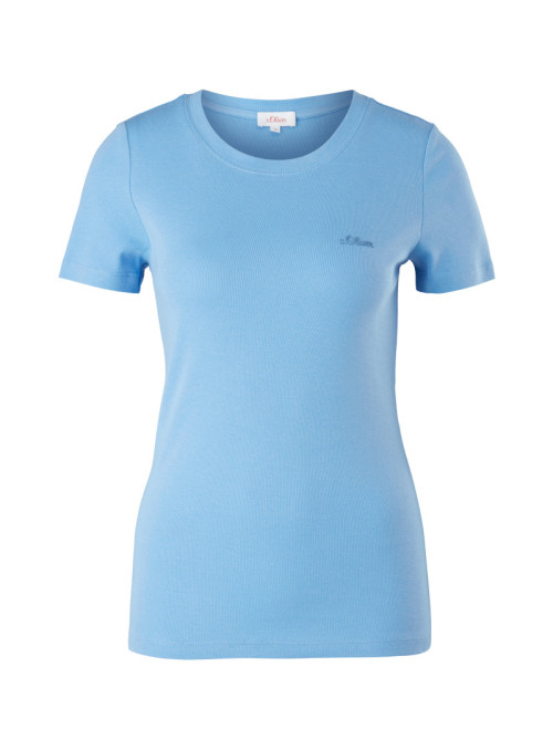 T-shirt avec logo brodé sur...