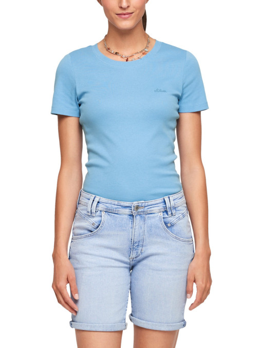 T-shirt avec logo brodé sur...