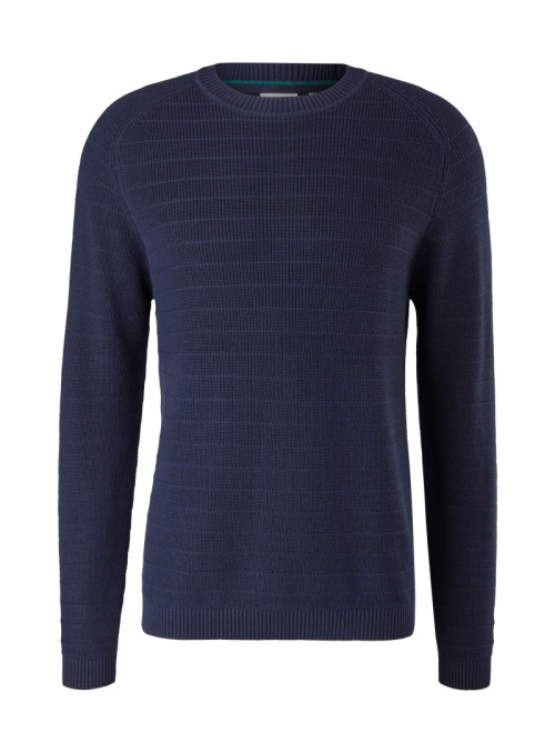 Knit sweater with...