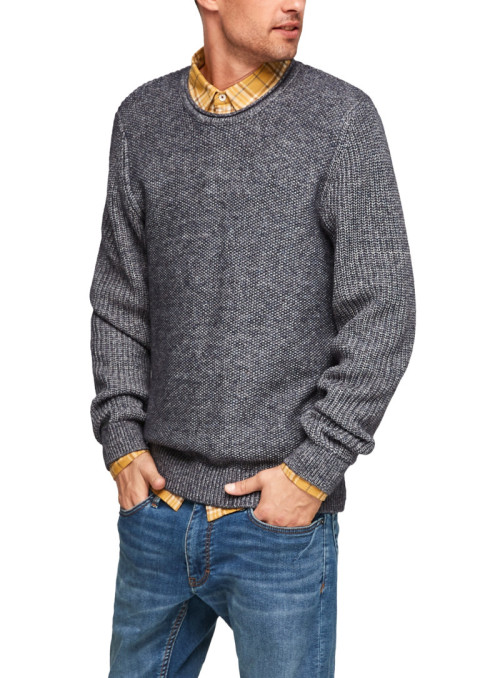 Pullover aus Strukturstrick