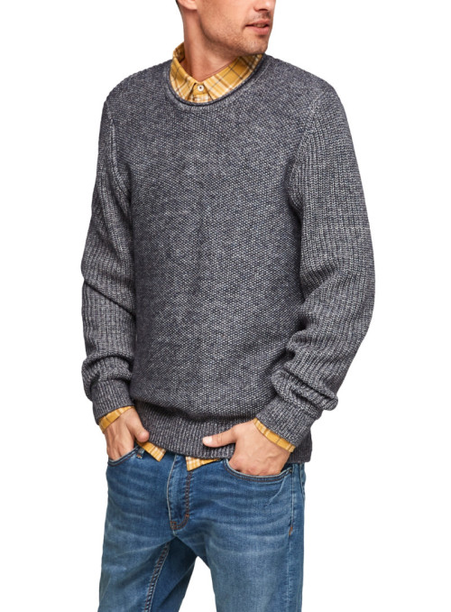Structure knit sweater