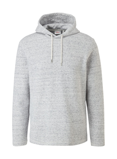 Hoodie with structure pattern