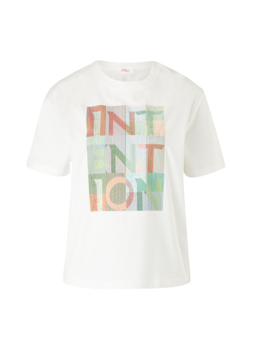 T-shirt avec impression sur...