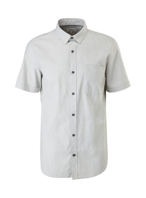 Kurzärmeliges Slim Fit Hemd