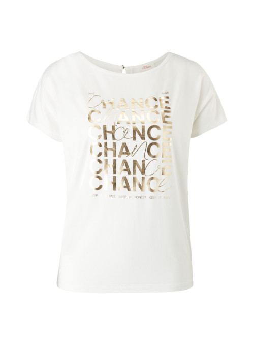 T-shirt with front print