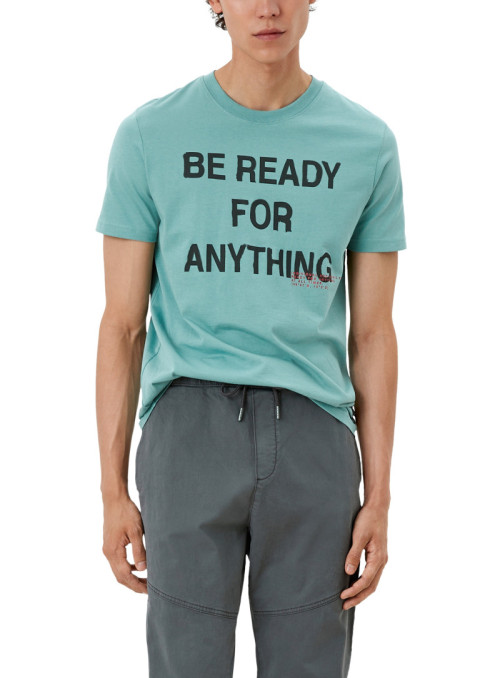 T-Shirt mit Statementprint 