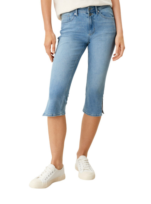 Mid-Waist Capri-Jeans 