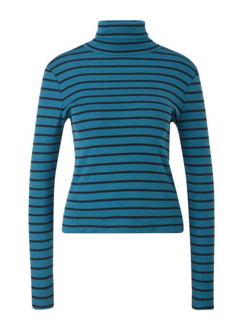 Gestreiftes Langarmshirt...