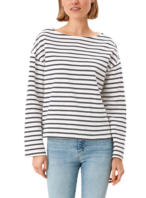 Gestreiftes Langarmshirt