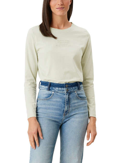 Langarmshirt mit Schriftzug