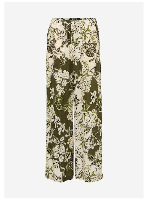 Palazzo pants with floral...
