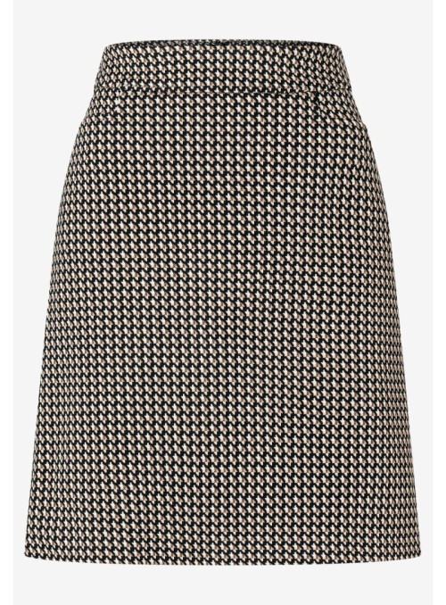 Jersey Jaquard Mini Skirt