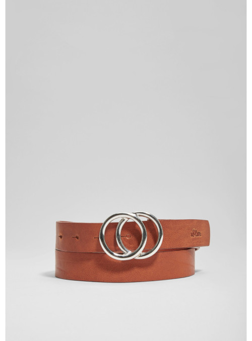 Leather belt