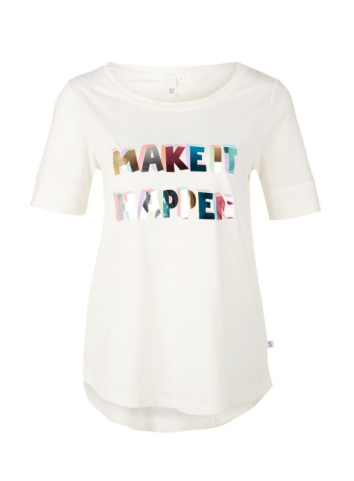 T-shirt with writing
