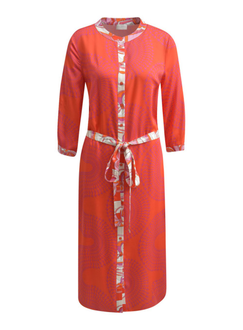 BUTTONED MAXIDRESS WITH BELT