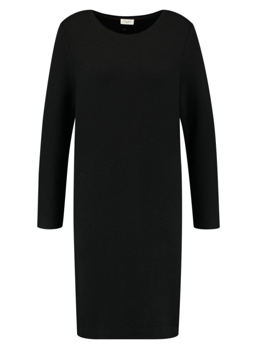 Straight knit dress with...