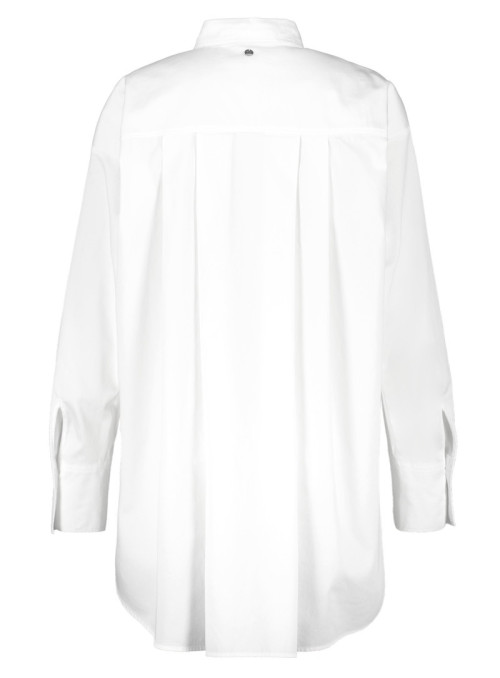 Blouse longue en coton avec...