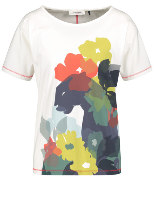 T-Shirt mit Frontprint GOTS