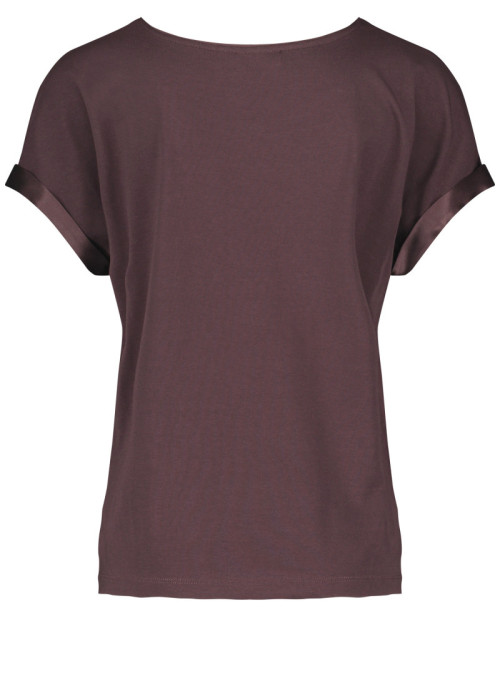 Blouse en satin à manches...