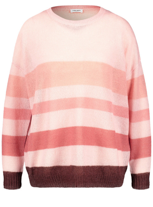Sweater with block stripes