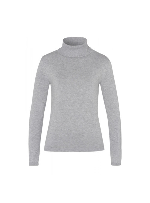 Gerippter Rollkragenpullover