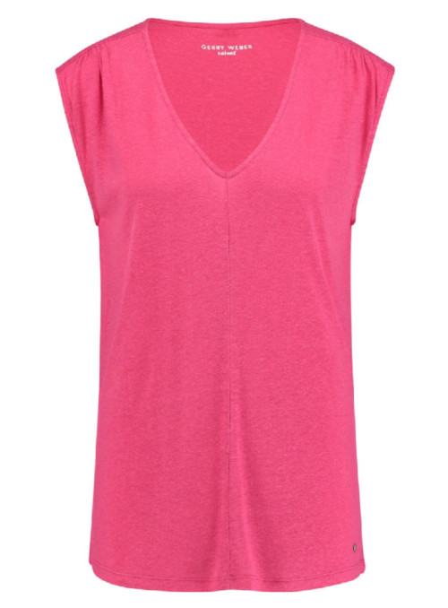 V-neck sleeveless t-shirt