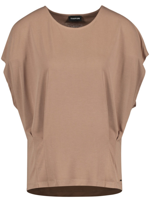 T-shirt with pleat details