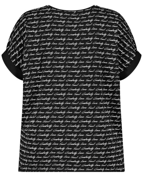 T-shirt with wording print...