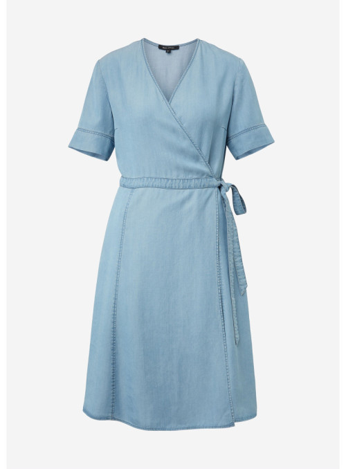 A-line wrap dress