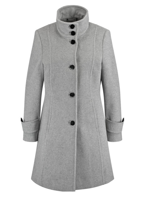 Coat with cashmere