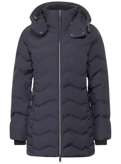 modern padded coat w. teflon