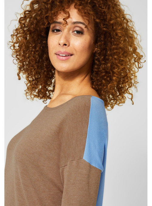 Pull avec colourblock