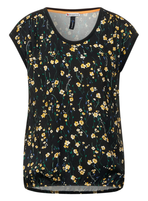 T-shirt avec motif floral...