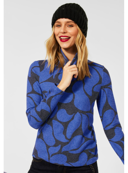 Turtleneck sweater with...
