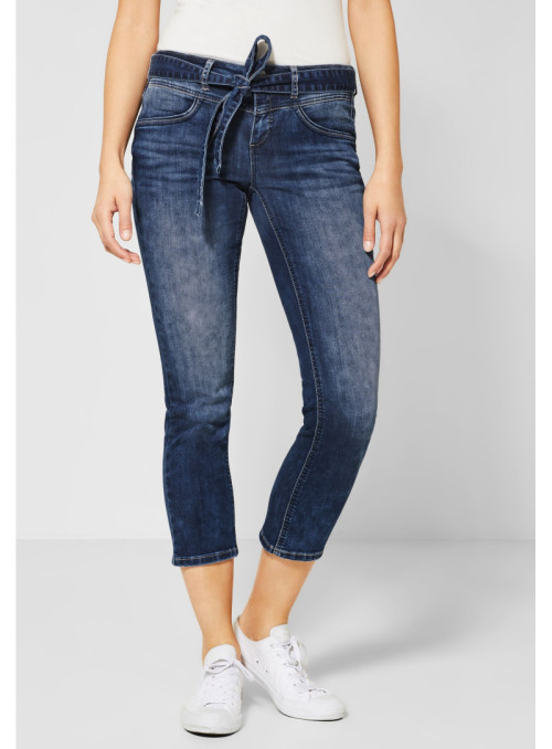 Mid waist Paperbag Style Jeans