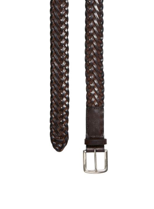 Belt, braided leather,...